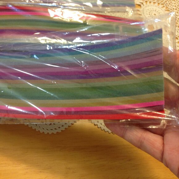 origami / quilling paper strips bundle, glitter colors - Picture 8 of 8